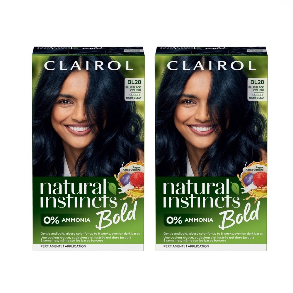 Clairol | Natural Instincts Bold Permanent Hair Color (Blue Black Colibri)